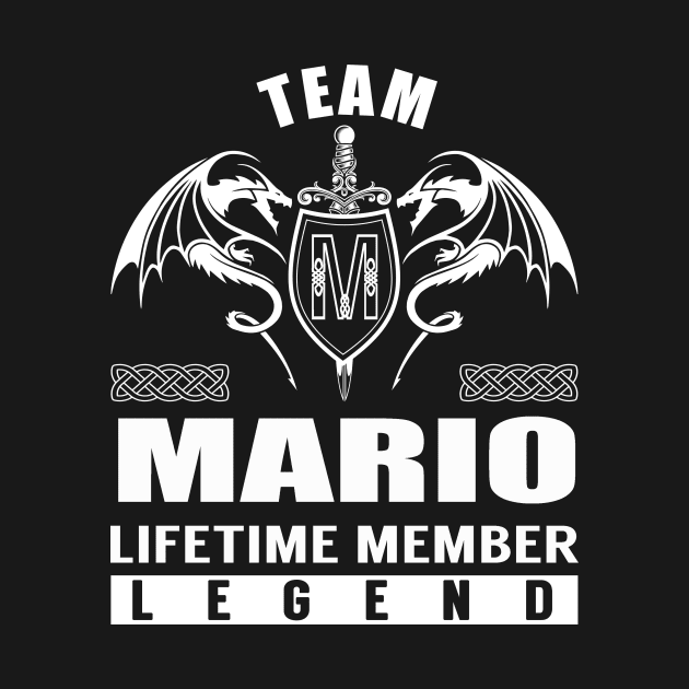 Team MARIO Lifetime Member Legend by Lizeth