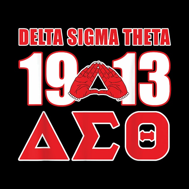 Theta Sorority Delta Sigma 1913 Paraphernalia, Delta HBCU by ruminationart