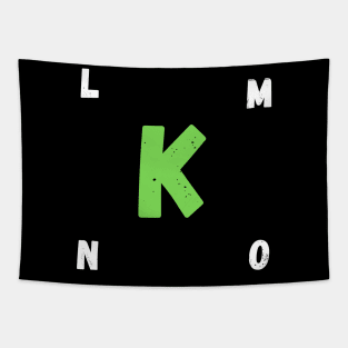letter K Tapestry