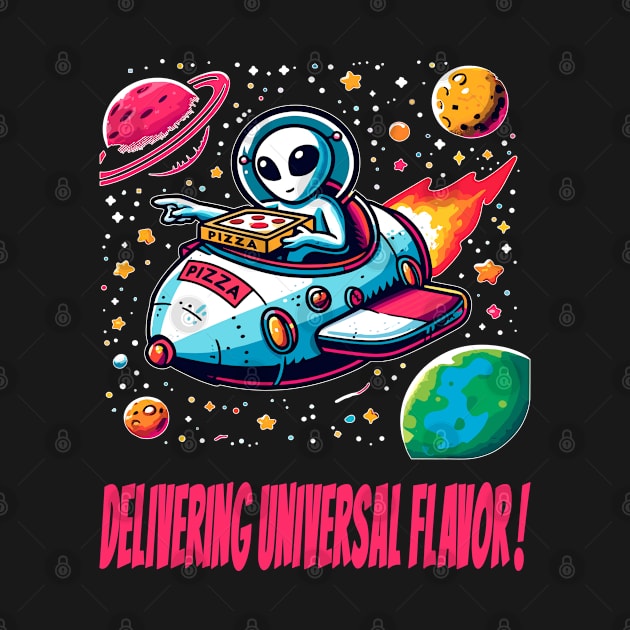 Galactic Pizza Express by maknatess