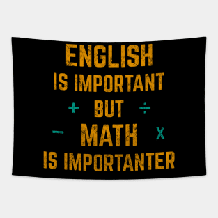 Math Is Importanter (Gold) Tapestry