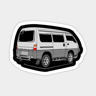 Jdm white delica rear classic Magnet