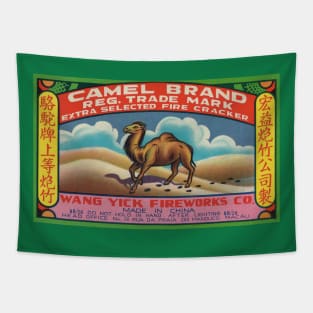 VINTAGE FIRECRACKER CAMEL Tapestry