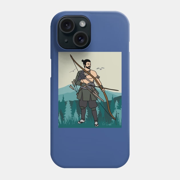 Archery With A Bow And Arrow Phone Case by flofin