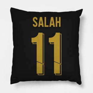 Salah Liverpool jersey 19/20 Black & Gold Pillow