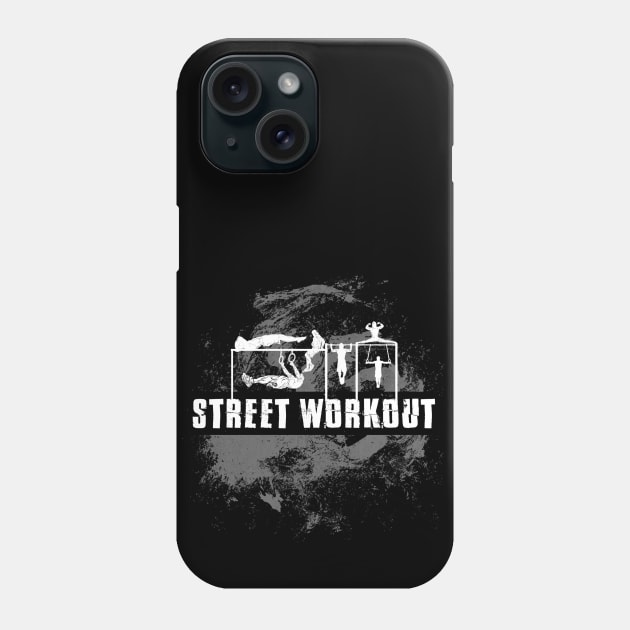 Street Workout Motivation Phone Case by Speevector