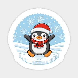 Christmas Penguin Magnet