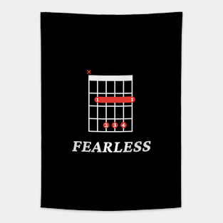 B Fearless B Guitar Chord Tab Dark Theme Tapestry