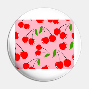 Cherry Print Pin