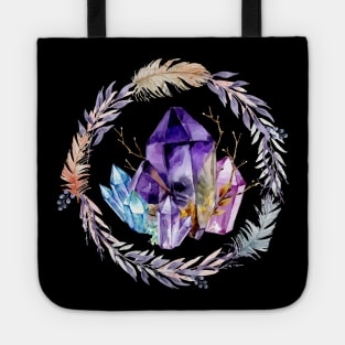 Amethyst And Blue Topaz Crystal Magic Tote