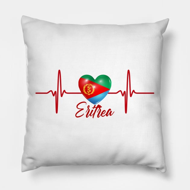 Eritrea Pillow by Amharic Avenue