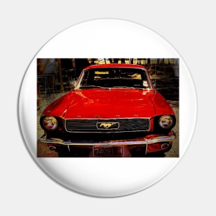 The Old Red 66 Pony Pin