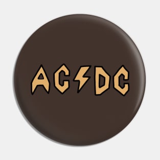 Butt-Head AC/DC - Brown Pin