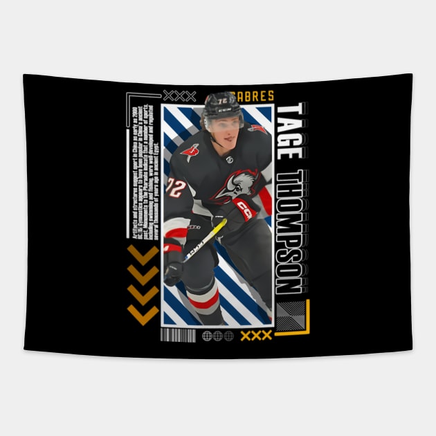 Tage Thompson Paper Poster Version 10 Tapestry by KimonoKaleidoscope