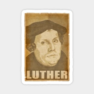 Martin Luther Propaganda Pop Art Magnet