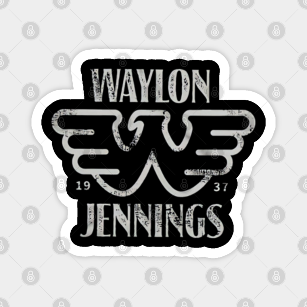 Waylon Jennings - Waylon Jennings - Magnet | TeePublic