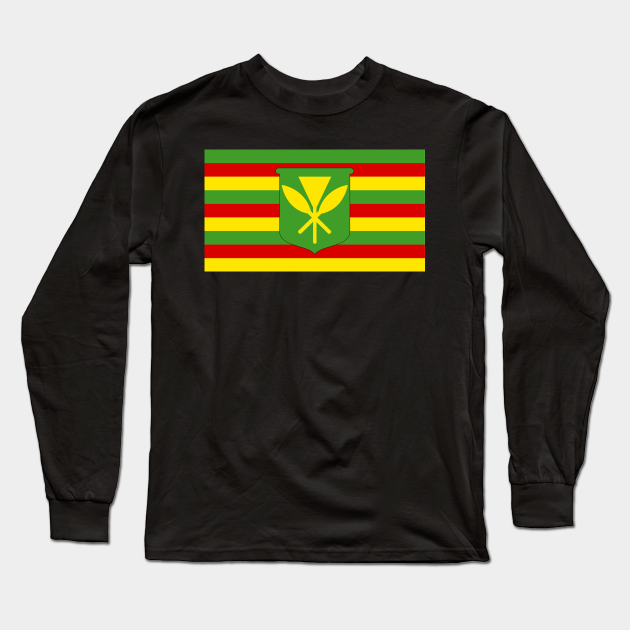 Kanaka Maoli Flag Kanaka Maoli Flag Long Sleeve T Shirt Teepublic As a bonus, included is the kanaka maoli flag, the original flag of the kingdom of hawaii. teepublic