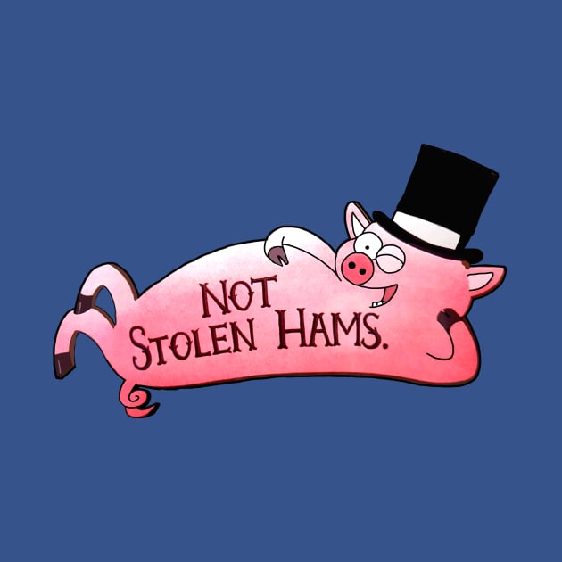 No stolen hams close enough by Diversions pop culture designs