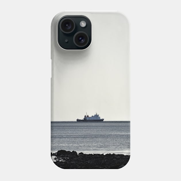 The Isle of Bute Ferry 'Argyle' makes its way towards Bute, Scotland Phone Case by richflintphoto