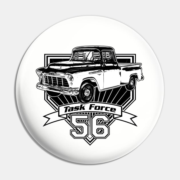 56 Chevy Truck Task Force Pin by CoolCarVideos