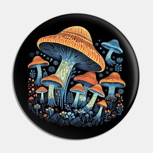 Mushroom Lover Pin