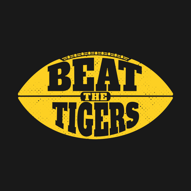 eat the Tigers // Vintage Football Grunge Gameday by SLAG_Creative