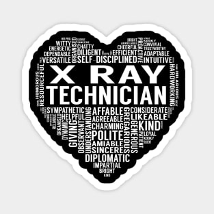 X Ray Technician Heart Magnet