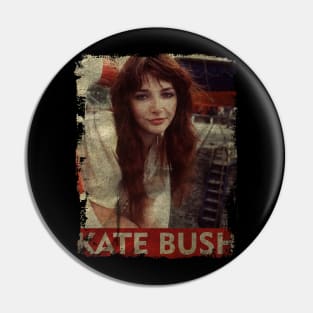 TEXTURE ART- Kate Bush - RETRO STYLE 2 Pin