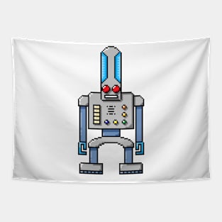 Pixel Robot 115 Tapestry