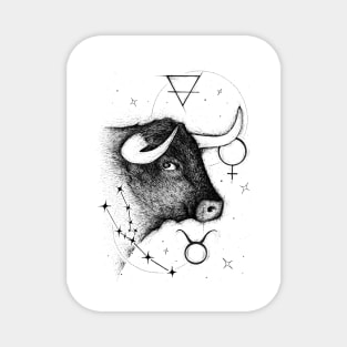 Taurus Zodiac Sign Magnet