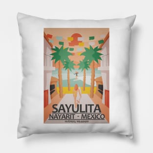 Sayulita Nayarit Mexico Pillow