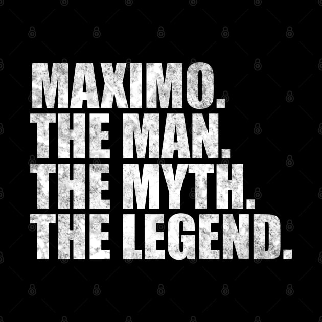 Maximo Legend Maximo Name Maximo given name by TeeLogic