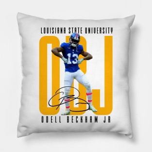 Odell Beckham Jr Aesthetic Tribute 〶 Pillow