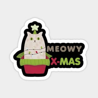 meowy christmas Magnet