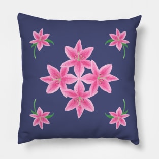 Lily reflections Pillow