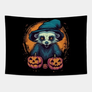 Ferret  Halloween Tapestry