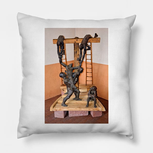 San Felipe de Neri Study 3 Pillow by bobmeyers