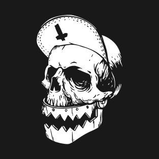 Skull Face Design T-Shirt