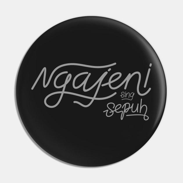 Ngajeni Respect Pin by Asykar
