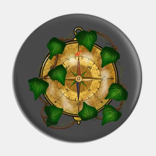 Overgrown Compass Pin