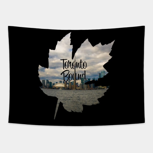 Toronto Bound Maple Leaf Tapestry by OriginStory