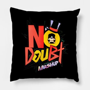 No Doubt Logo Mashup Pillow