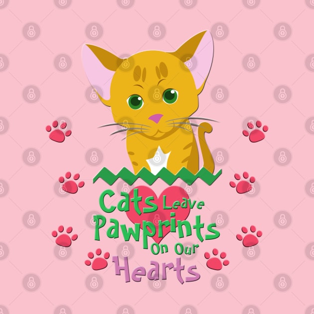 Cats Leave Pawprints on Our Hearts by SakuraDragon