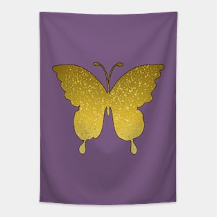 Gold Batterfly Tapestry