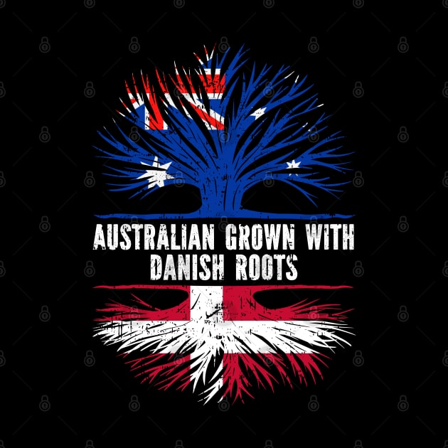 Australian Grown with danish Roots Australia Flag by silvercoin