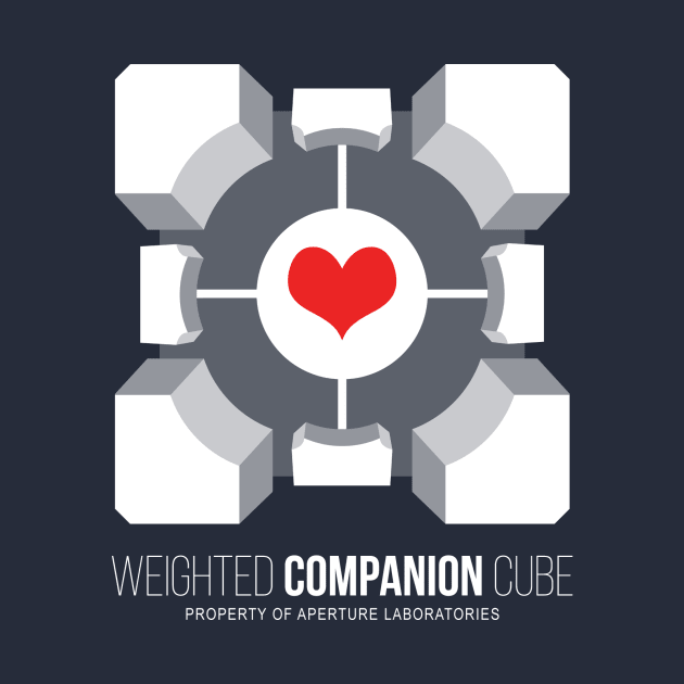 Weighted Companion Cube Loves You by AlisterCat