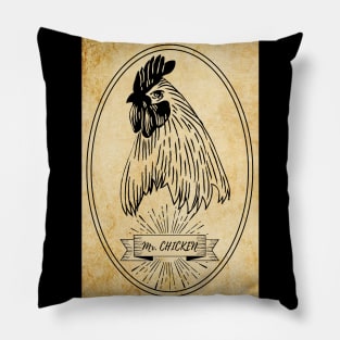 Vintage Chicken Pillow