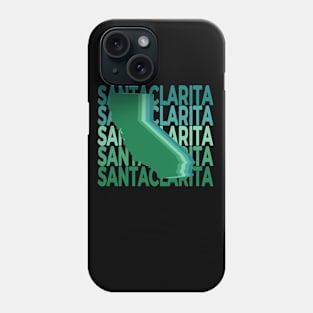 Santa Clarita California Green Repeat Phone Case