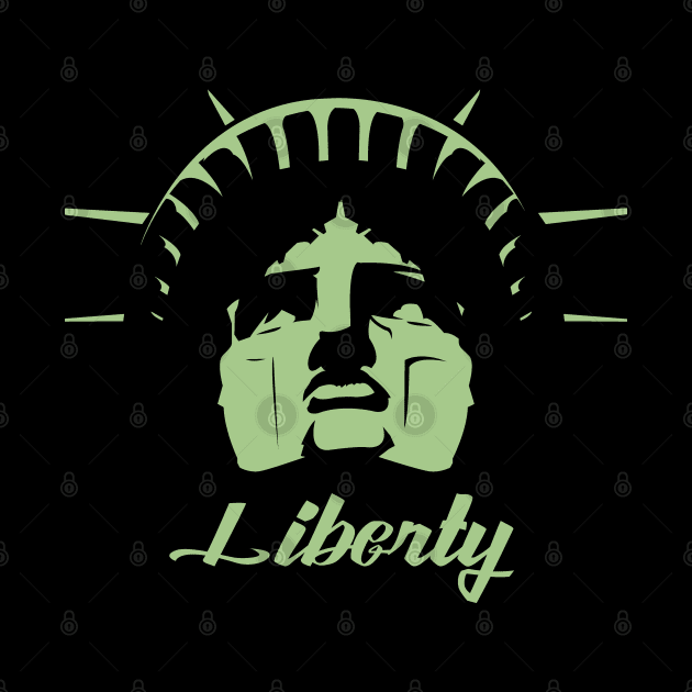Liberty (green) by Illustratorator