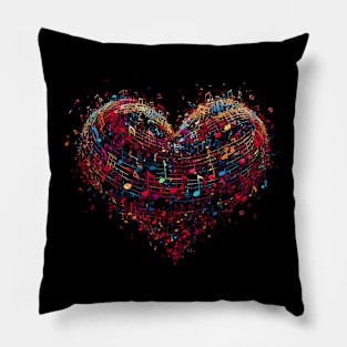 Abstract Heart Design Pillow